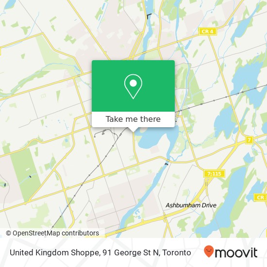 United Kingdom Shoppe, 91 George St N map