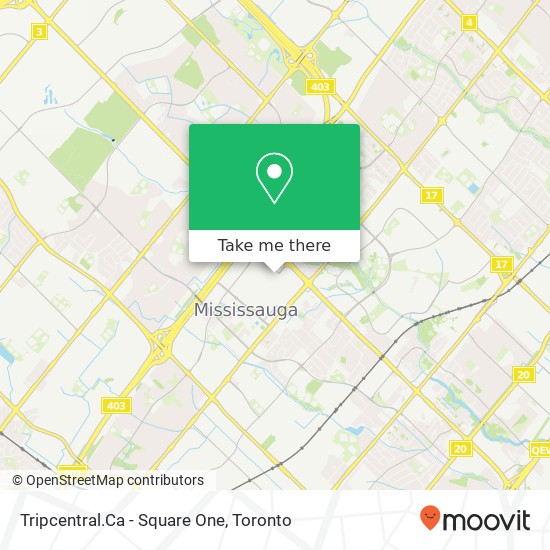 Tripcentral.Ca - Square One map