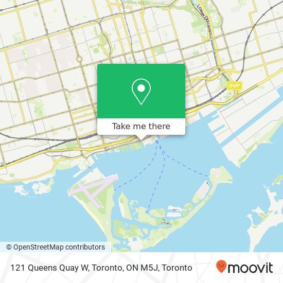 121 Queens Quay W, Toronto, ON M5J map