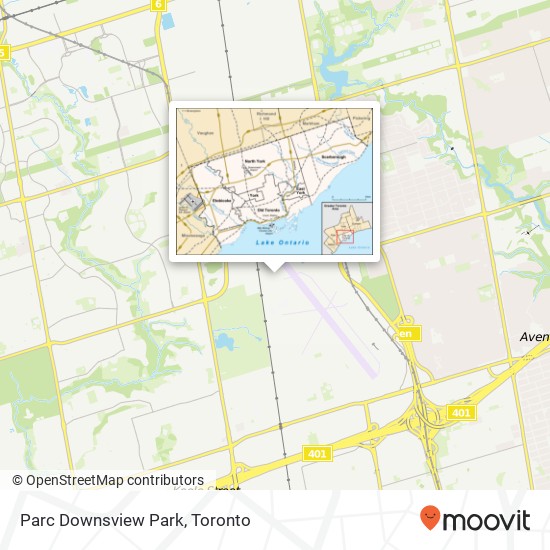 Parc Downsview Park plan