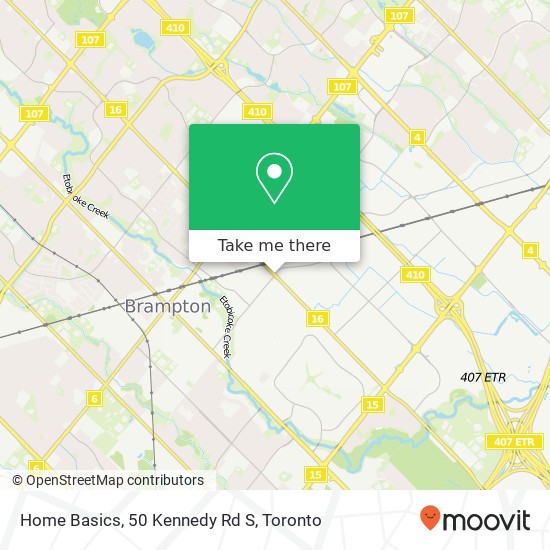 Home Basics, 50 Kennedy Rd S map