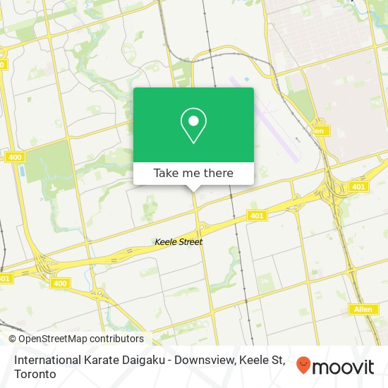 International Karate Daigaku - Downsview, Keele St map