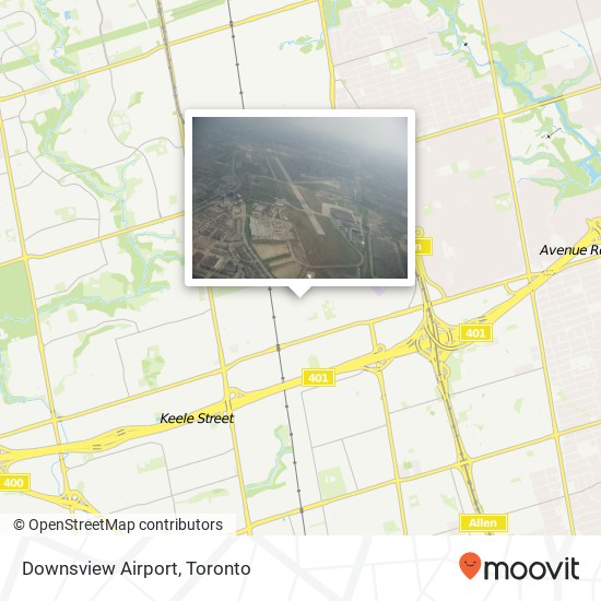 Downsview Airport map