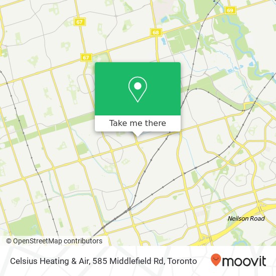 Celsius Heating & Air, 585 Middlefield Rd map