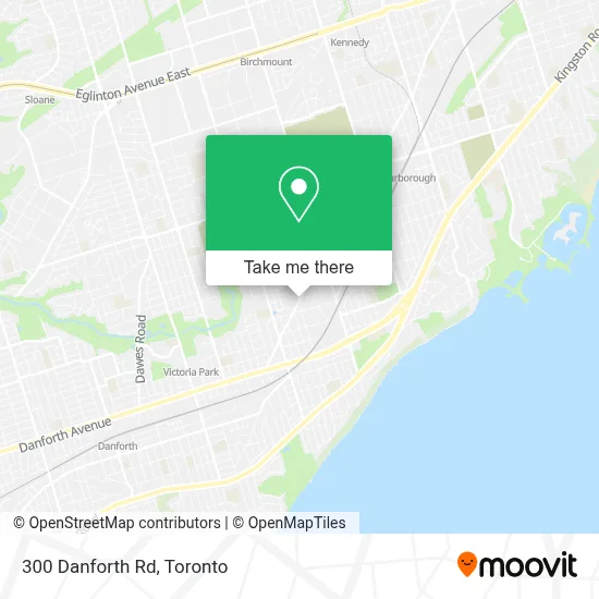300 Danforth Rd map