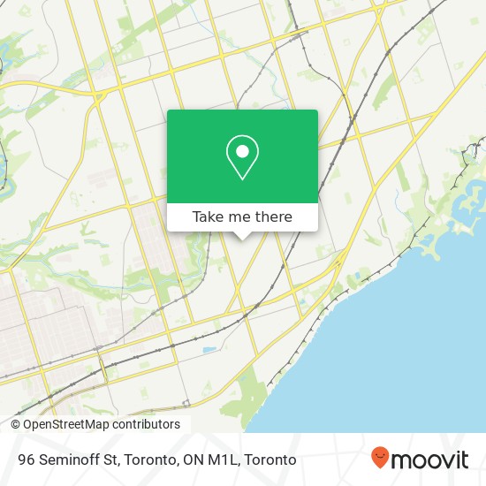 96 Seminoff St, Toronto, ON M1L plan