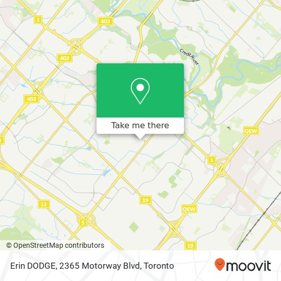 Erin DODGE, 2365 Motorway Blvd map