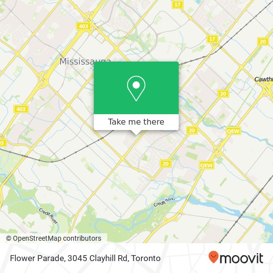 Flower Parade, 3045 Clayhill Rd map