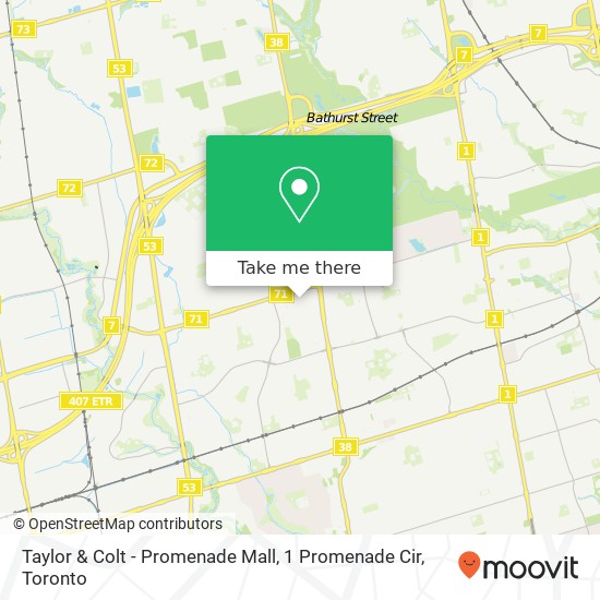Taylor & Colt - Promenade Mall, 1 Promenade Cir map