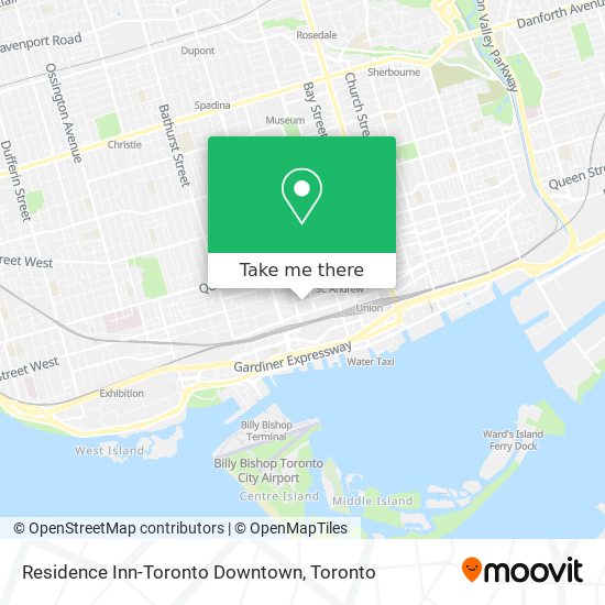 Residence Inn-Toronto Downtown map