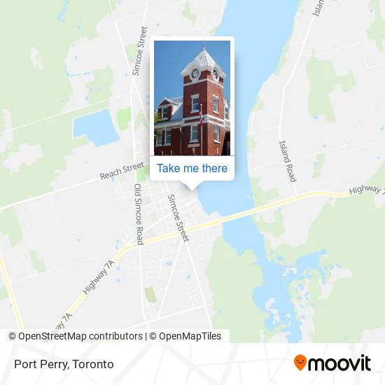 Port Perry map