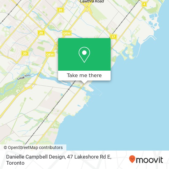 Danielle Campbell Design, 47 Lakeshore Rd E map