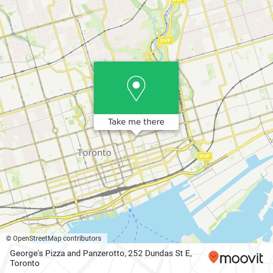 George's Pizza and Panzerotto, 252 Dundas St E map