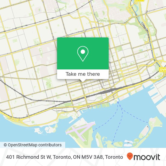 401 Richmond St W, Toronto, ON M5V 3A8 map