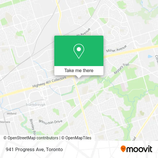 941 Progress Ave map