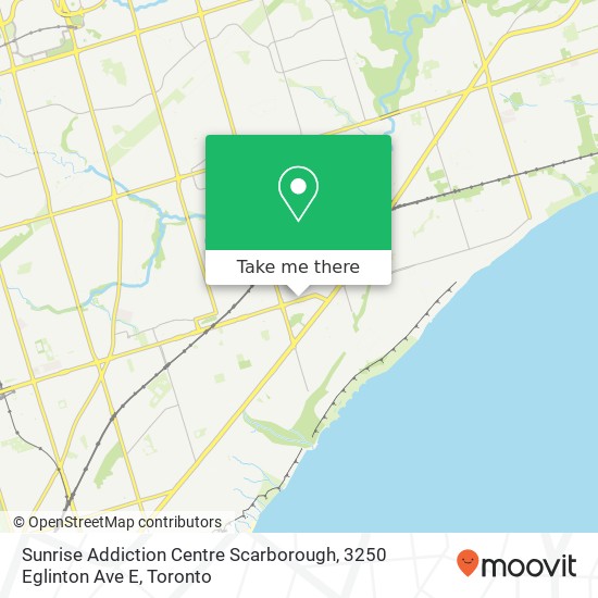 Sunrise Addiction Centre Scarborough, 3250 Eglinton Ave E plan