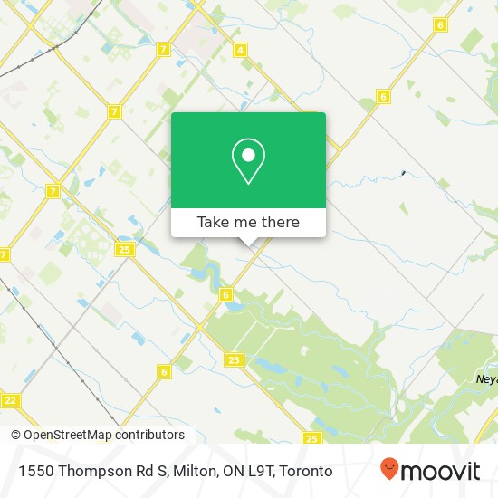 1550 Thompson Rd S, Milton, ON L9T plan