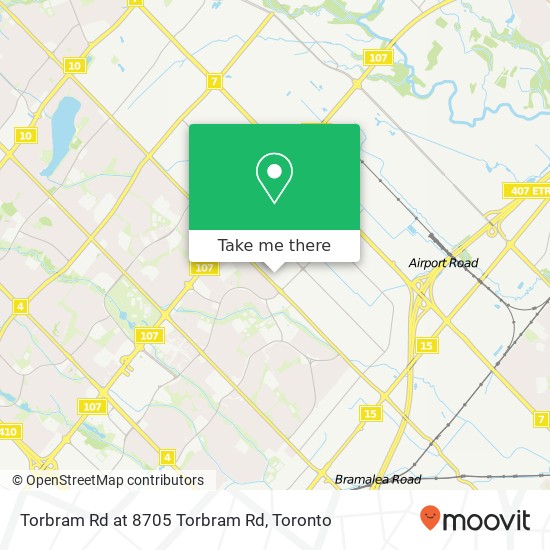 Torbram Rd at 8705 Torbram Rd map