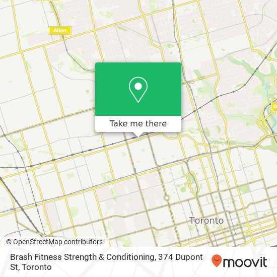 Brash Fitness Strength & Conditioning, 374 Dupont St map