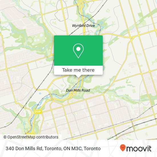 340 Don Mills Rd, Toronto, ON M3C map