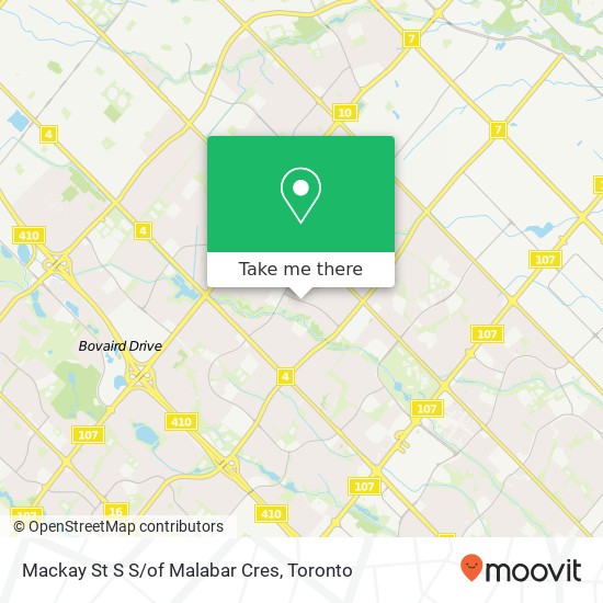 Mackay St S S/of Malabar Cres map