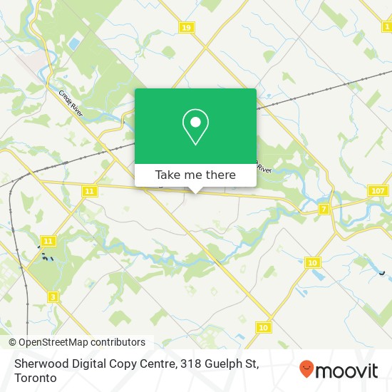 Sherwood Digital Copy Centre, 318 Guelph St map