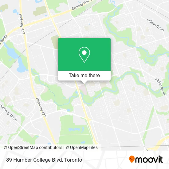 89 Humber College Blvd map