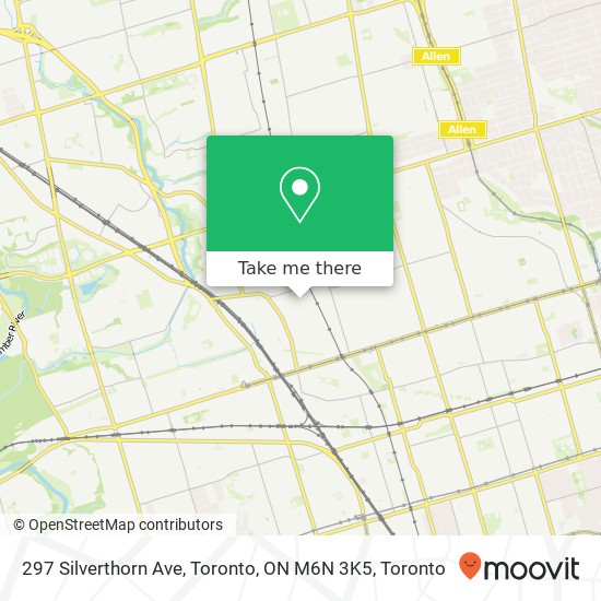 297 Silverthorn Ave, Toronto, ON M6N 3K5 map
