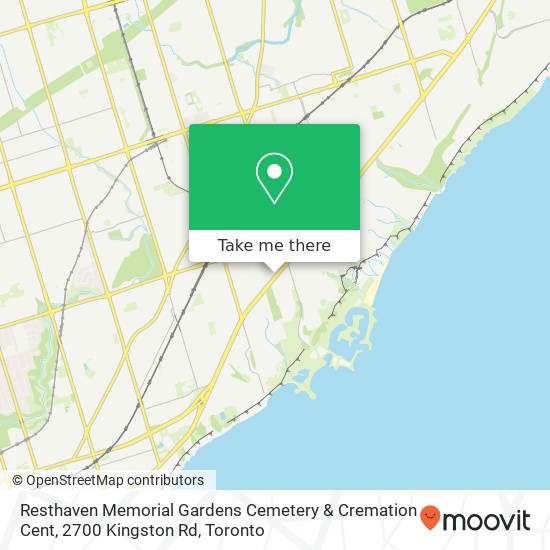 Resthaven Memorial Gardens Cemetery & Cremation Cent, 2700 Kingston Rd plan