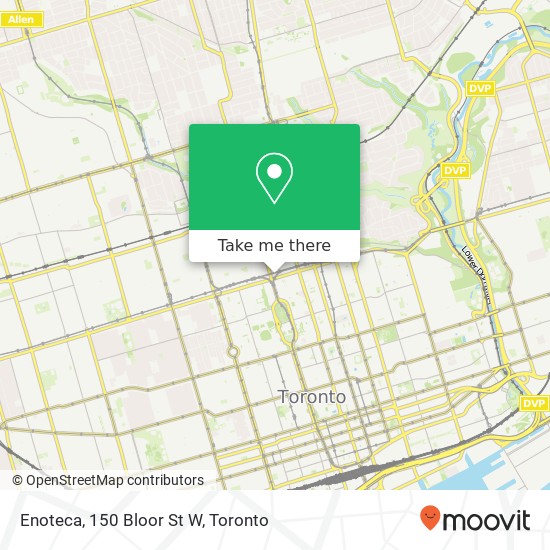 Enoteca, 150 Bloor St W map