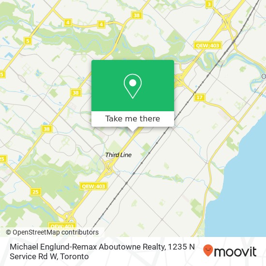 Michael Englund-Remax Aboutowne Realty, 1235 N Service Rd W map