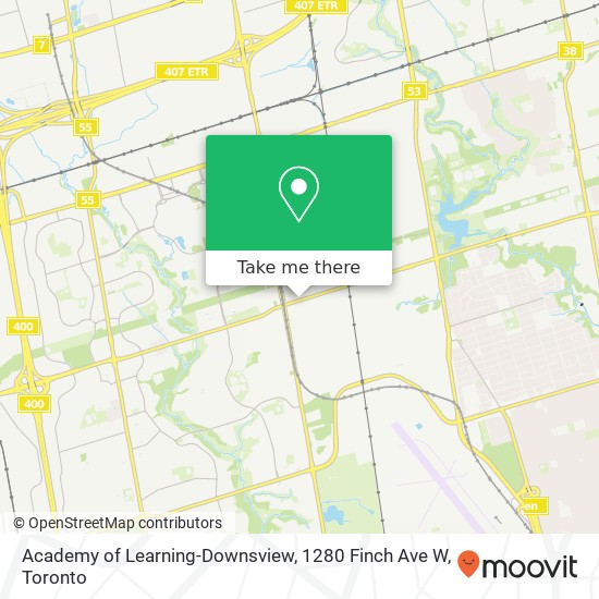 Academy of Learning-Downsview, 1280 Finch Ave W map