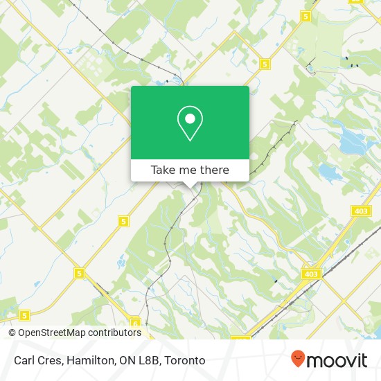 Carl Cres, Hamilton, ON L8B plan