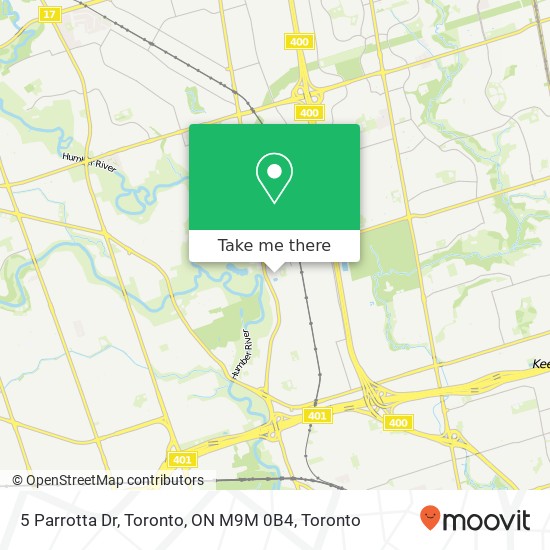 5 Parrotta Dr, Toronto, ON M9M 0B4 map