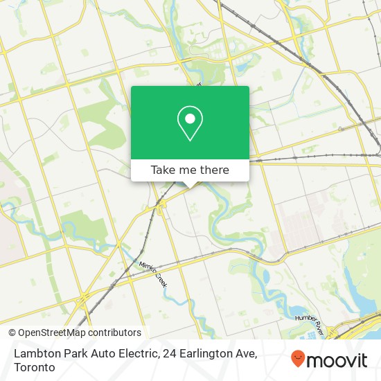 Lambton Park Auto Electric, 24 Earlington Ave map