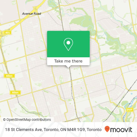 18 St Clements Ave, Toronto, ON M4R 1G9 map