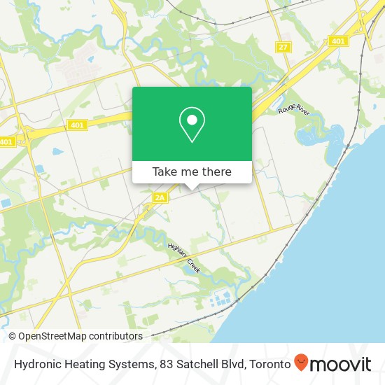 Hydronic Heating Systems, 83 Satchell Blvd map