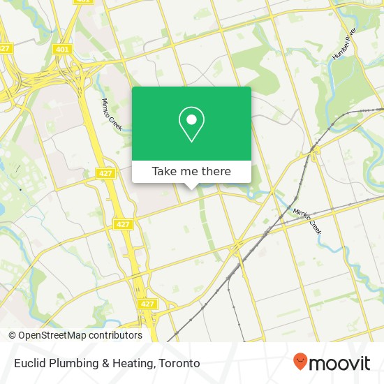 Euclid Plumbing & Heating map