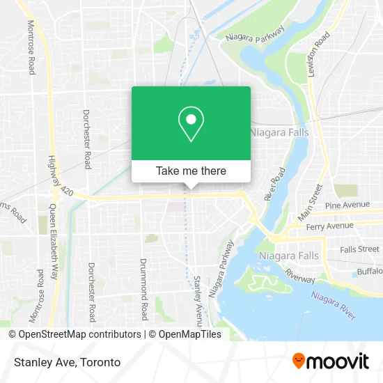 Stanley Ave map