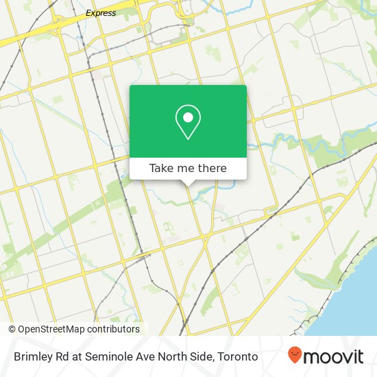 Brimley Rd at Seminole Ave North Side map