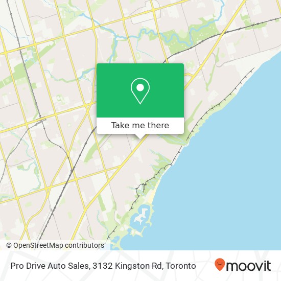 Pro Drive Auto Sales, 3132 Kingston Rd map