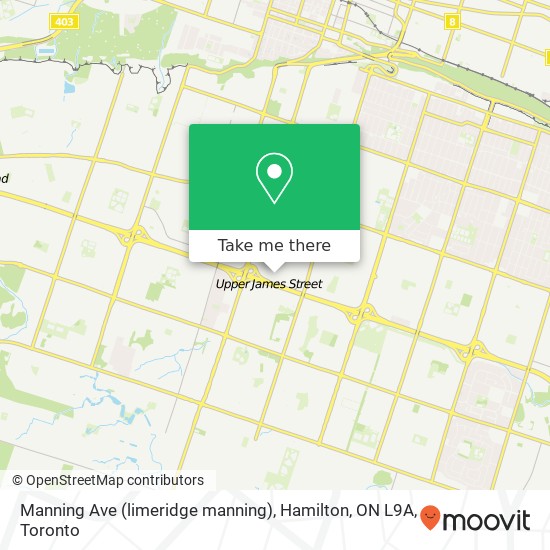Manning Ave (limeridge manning), Hamilton, ON L9A plan