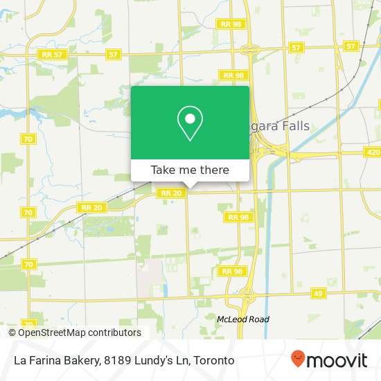 La Farina Bakery, 8189 Lundy's Ln map