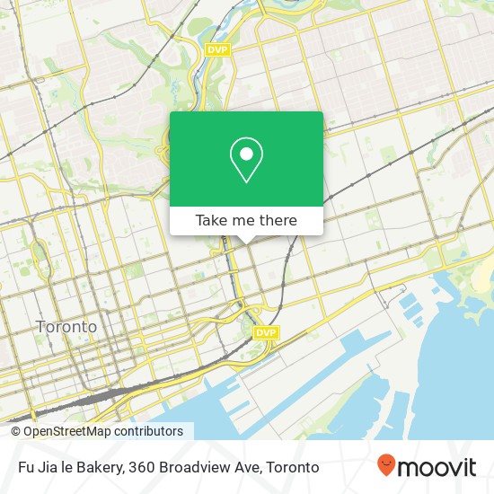 Fu Jia le Bakery, 360 Broadview Ave map