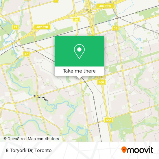 8 Toryork Dr map