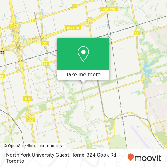 North York University Guest Home, 324 Cook Rd plan