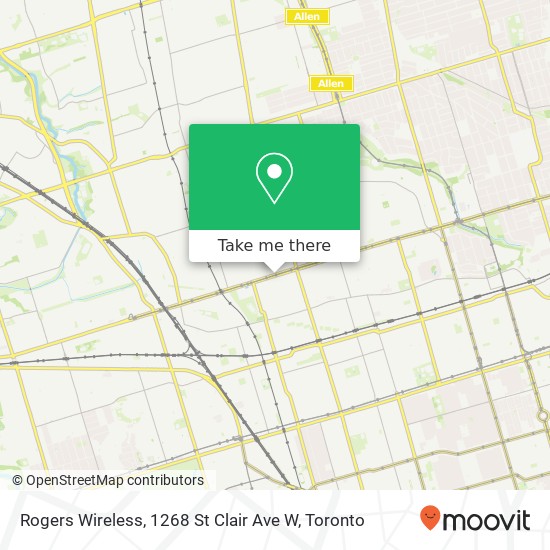Rogers Wireless, 1268 St Clair Ave W plan