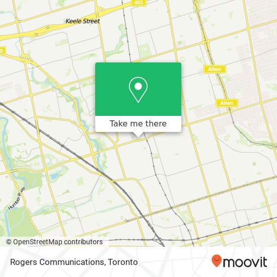 Rogers Communications map
