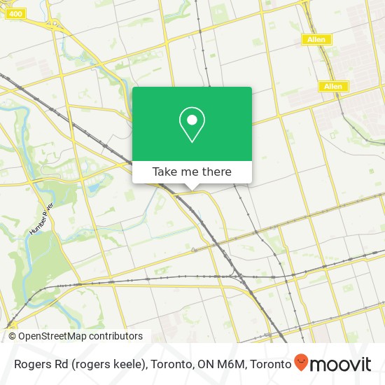 Rogers Rd (rogers keele), Toronto, ON M6M map