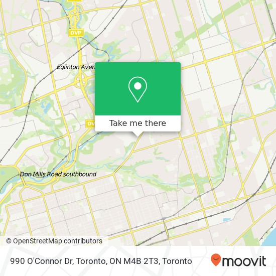 990 O'Connor Dr, Toronto, ON M4B 2T3 map